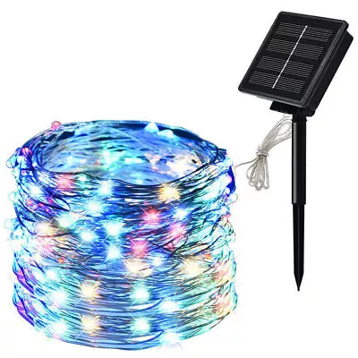 100-500 LED Solar Power String Fairy Lights Garden Outdoor Party Christmas Lamp • $8.54