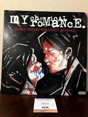 Frank Iero My Chemical Romance Three Cheers For Sweet Revenge Signed Vinyl LP B • $399.99