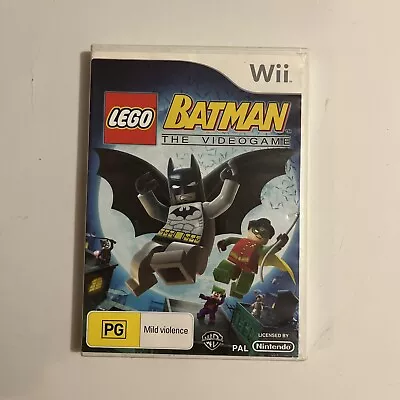 Lego Batman The Videogame  (Nintendo Wii) Complete With Manual • $8.42