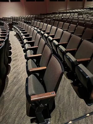 600 Brown Auditorium Chairs Movie Theater Seating • $50