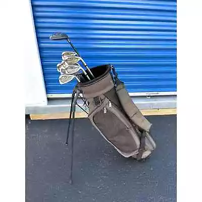 Men's Complete Right Handed Golf Club Set With Stand Bag • $89.99