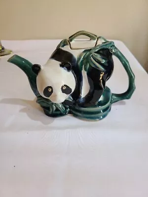 Decorative Ceramic Panda Bamboo Teapot • £28.95