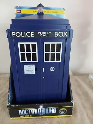 $19.99 • Buy Doctor Who Tardis Cookie Jar Lights & Sounds In Box Works NEEDS BATTERY