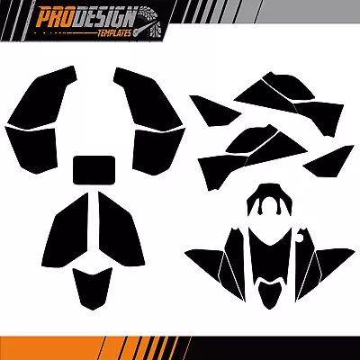 KTM SX XC 450 505 525 ATV QUAD Vector Graphic Template Kit Stencil Eps 1:1 Scale • $14.99