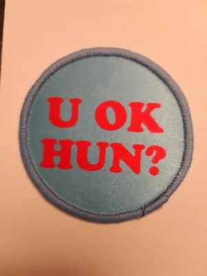 3  U Ok Hun Attention Seeker Sublimation Iron Or Sew On Patch Badge Bag Biker • £4.95