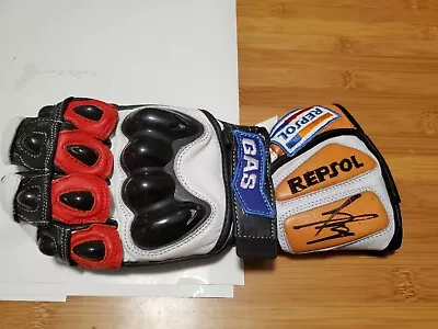 Marc Marquez Hand Signed Repsol Honda Gas Glove. Photo COA Proof • $700