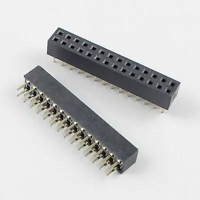 5Pcs 2mm 2.0mm Pitch 2x14 Pin 28 Pin Female Dual Row Straight Pin Header Strip • $1.09