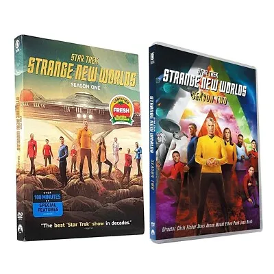 Star Trek Strange New Worlds Season 1 & 2 DVD 7-Disc Region 1 Brand New & Sealed • $16.39