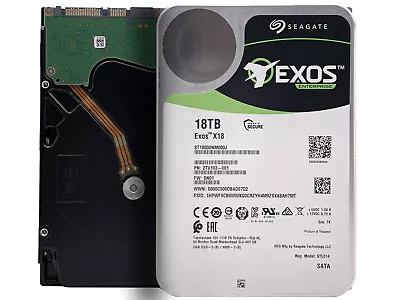 Seagate Exos X18 18TB 7200RPM 256MB SATA6Gb/s 3.5  Enterprise HDD -ST18000NM000J • $249.99