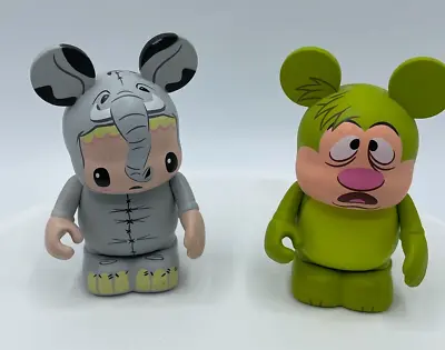 Disney Vinylmation Lot Alice In Wonderland Hedgehog & Elephant Kid Vinyl Figures • $7.99