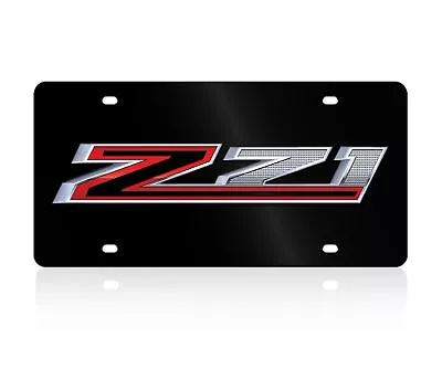 Chevrolet Z71 Inlaid Design Matte Black License Plate Official Licensed • $34.95