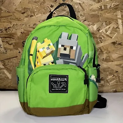 JINX Minecraft Backpack Rucksack Shoulder Bag School Gaming Mojang • $15