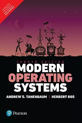 Modern Operating Systems 4th Edition 4E By Andrew S Tanenbaum NEW Intl Paperback • $25.90