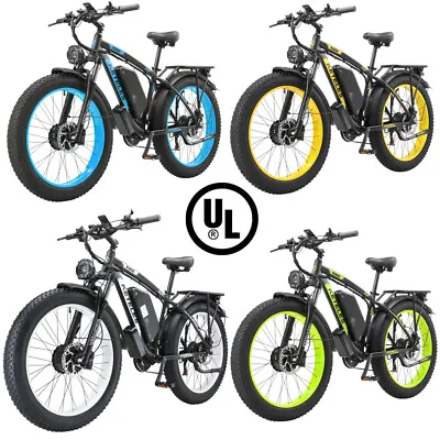 KETELES Electric Bicycle 26  Fat Tire 2000W Dual Motor 48V E-Bike 23Ah For Adult • $1200