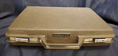 Vintage Samsonite Hard Shell  Brown Slim Briefcase  -  No Keys . Possibly 1960's • $34.50