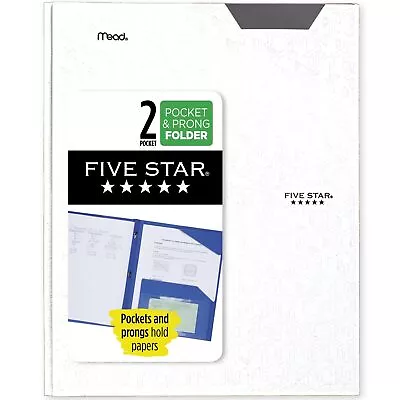 2 Pocket Folder Stay-Put Folder Plastic Colored Folders With Pockets & Pron... • $11.95