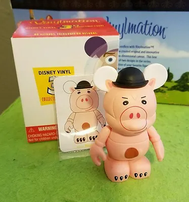 DISNEY Vinylmation 3  Park Set 1 Toy Story Chaser Porkchop With Card And Box • $17.49