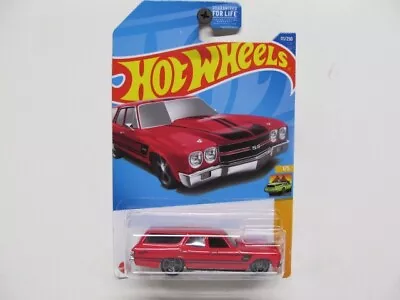 Hot Wheels - 2022 Series Car -  Red '70 Chevelle SS Wagon • $3.50