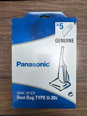 Panasonic Vacuum Cleaner Paper Bags For Upright Models U-2e U20e - Pack Of 5 • £29.95