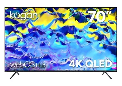 KOGAN 70  QLED 4K Smart TV™ Voice Netflix YouTube ThinQ IoT - Free Shipping • $1009