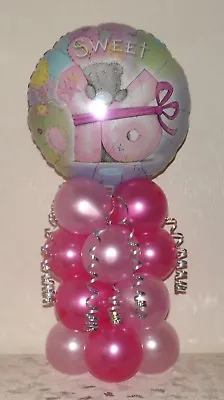   Sweet 16th Tatty Teddy  Foil Balloon Table Decoration Display - 16th Birthday • £5.99