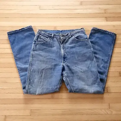 Vintage Oshkosh B' Gosh Insulated Denim Jeans / 30 X 31 / Distressed Workwear • $39.99