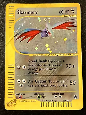 Skarmory 27/165 Expedition E-Reader Pokemon Card Holo Foil Rare HP • $17.95