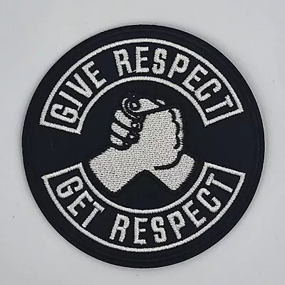 Give Get Respect AUSTRALIA VEST HARLEY DAVIDSON BIKER PATCH IRON SEW ON JACKET • $8.50