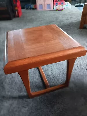 Mid Century Modern End Table Lane  Vintage Square Low  • $382