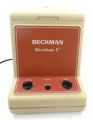 BECKMAN MICROFUGE  E  348720  - Free Shipping • $99.99