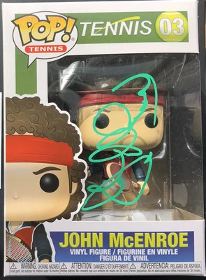 $159.99 • Buy John McEnroe Autographed Tennis Funko Pop #03 Beckett Authenticated #BH72738