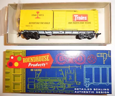 ROUNDHOUSE HO BOXCAR Trains Magazine 35th Anniversary From 1975 BUILT FREE KD'S • $22.99