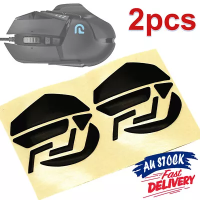 2PCS Feet Black Logitech Hotline Competition Mouse Games Gaming Skates G502 • $6.49