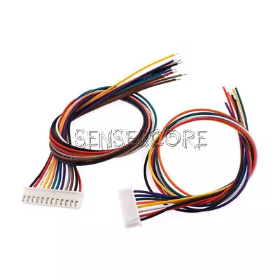 10Pcs 30cm Terminal Wire 2/3/4/5/6/7/8/9/10Pin Pitch 2.54mm Connector Wire 26AWG • $1.06