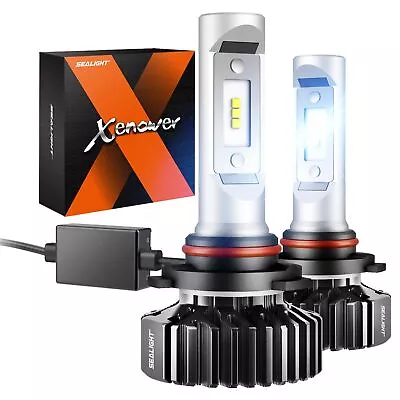 SEALIGHT 9007 HB5 LED Headlight Bulbs H / Low Beam 6500K White Super Bright • $39.55