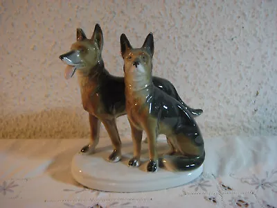 Cortendorf / Carl Scheidig Porcelain Figure Dogs / Shepherd Dog From Collection • £15.53