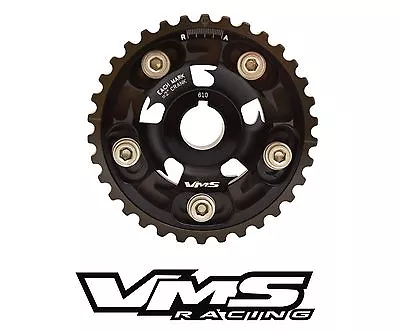 Vms Racing Black Adjustable Cam Gear For 96-00 Honda Civic D16 Sohc • $69.95