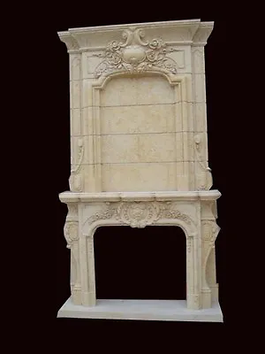 Hand Carved Marble Victorian Fireplace Mantel Fpm6 • $8500