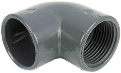 £3.56 • Buy PVC PLAIN X THREADED 90° ELBOW - SIZES 1/2  TO 4 