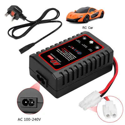 7.2v - 9.6v Battery NiMH Fast Charger 2A 20W - RC Car Tamiya Battery Charger UK • £15.22