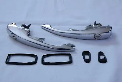 VW Volkswagen Kafer Kaefer Super Beetle Bug Exterior Door Handle Set Pair Chrome • $100