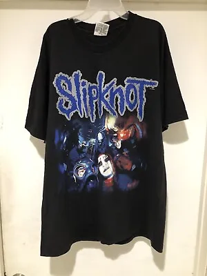 $275 • Buy Vintage 2001 Slipknot Iowa T Shirt XL Nu Metal Band Marilyn Manson Korn Deftones