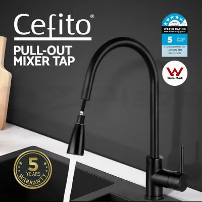 Cefito Kitchen Tap Pull Out Mixer Taps Sink Basin Faucet Vanity Swivel DIY • $80.95