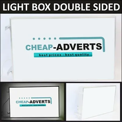 £135 • Buy LightBox LED Projecting Double Sided Illuminated Sign FREE DESIGN - 60cm X 60cm