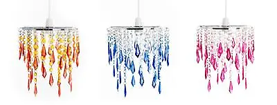 £15.99 • Buy Innoteck Ceiling Light Shade - Modern Chandelier Pendant Acrylic Crystal Droplet