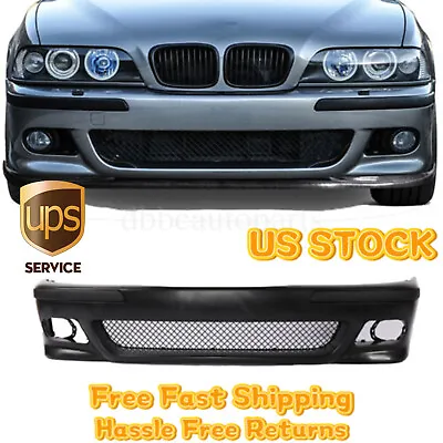 Front Bumper Cover For BMW 5-Series E39 M5 Style 97-03 PP W/O Fog Lamp • $223.99