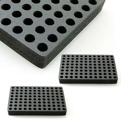 2 Vial Racks Organizer Storage Foam Stand Holder 96 Capacity HPLC 13mm Diameter • $26.98