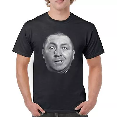 Curly The Three Stooges T-shirt 3 Wise Guys Legends Moe Larry Shemp Men's Tee • $25.95