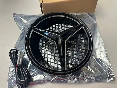 2008-2013 Mercedes Benz W204 C300 Led Emblem Front Grille Star Logo LIght Black • $28.88