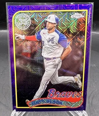 2024 Topps Series 1 Matt Olson Silver Pack Mojo Purple #t89c-72 Braves /75 • $19.99